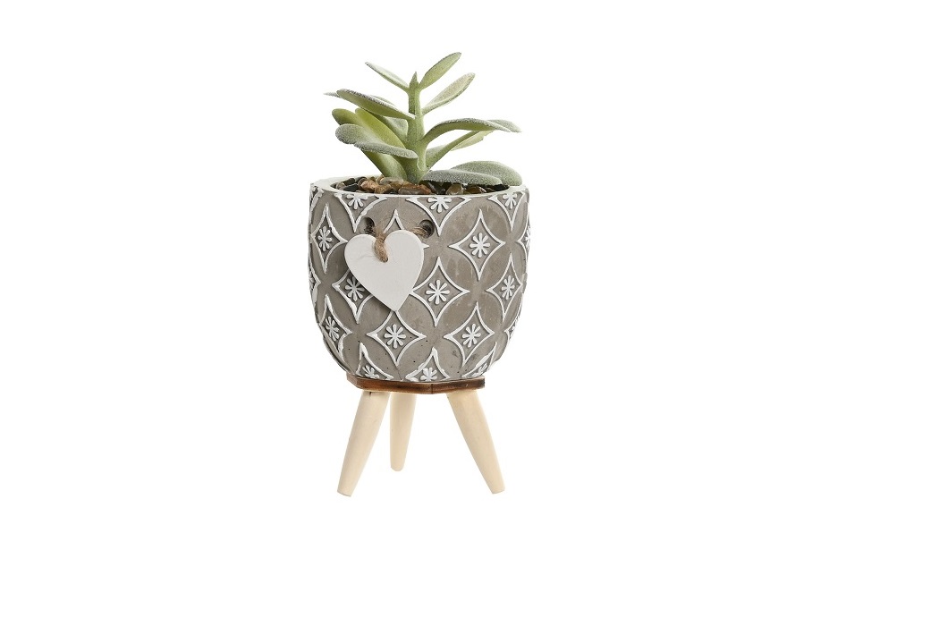 PLANTA CEMENTO PE 9.5X9.5X12CM